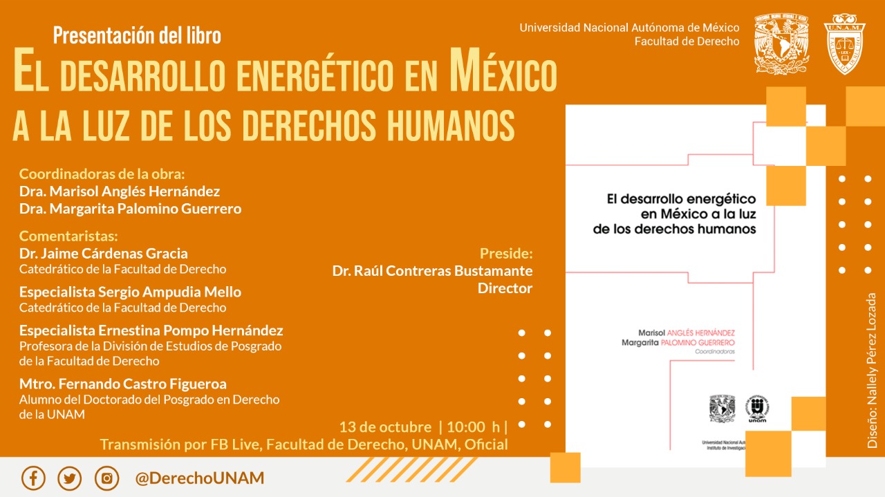 Presentación del Libro "El desarrollo energético en México a la luz de los Derechos Humanos"